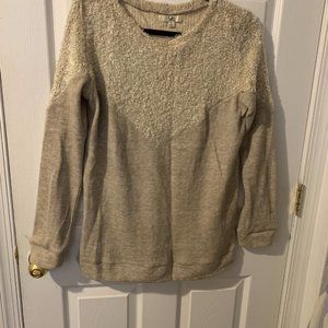 Textured Tan Sweater